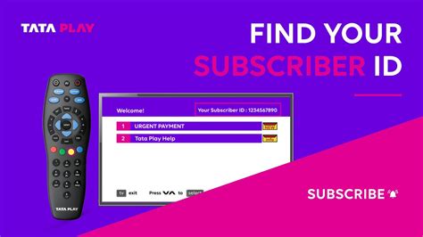 tata sky subscriber id on smart card|tata play subscriber id.